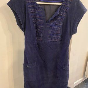 Boden Plush Blue Dress